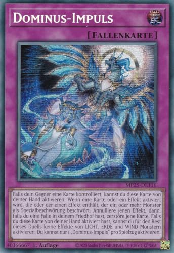 Yu-Gi-Oh! - MP25-DE116 – Dominus Impuls – Secret Rare – 1. Auflage – Deutsch – 2025 Mega-Pack Tin - mit LMS Trading Fieldcenter-Karte von LMS Trading