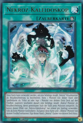 Yu-Gi-Oh! – Nekroz-Kaleidoskop – Ultra Rare – BLMM-DE166 – 1. Auflage – Deutsch – Battles of Legend: Monster Mayhem - mit LMS Trading Fieldcenter-Karte Yugioh von LMS Trading