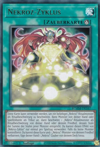 Yu-Gi-Oh! – Nekroz-Zyklus – Ultra Rare – BLMM-DE167 – 1. Auflage – Deutsch – Battles of Legend: Monster Mayhem - mit LMS Trading Fieldcenter-Karte Yugioh von LMS Trading