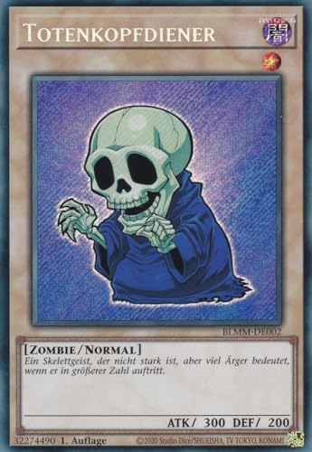 Yu-Gi-Oh! – Totenkopfdiener – Secret Rare – BLMM-DE002 – 1. Auflage – Deutsch – Battles of Legend: Monster Mayhem - mit LMS Trading Fieldcenter-Karte Yugioh Yu-Gi-Oh! – Totenkopfdiener – Secret Rare – BLMM-DE002 – 1. Auflage – Deutsch – Battles of Legend: Monster Mayhem - mit LMS Trading Fieldcenter-Karte Yugioh von LMS Trading