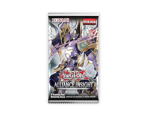 Yugioh - Alliance Insight - Booster (9 Karten pro Pack) - Deutsch - 1. Auflage - mit LMS Trading Fieldcenter Karte von LMS Trading