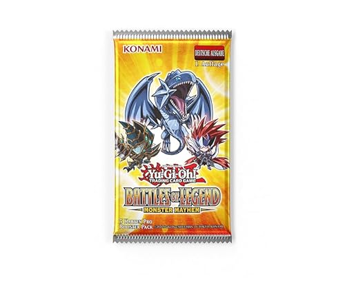 Yugioh - Battles of Legend: Monster Mayhem - BLMM - Booster Pack (5 Karten pro Booster) - Deutsch - OVP - mit LMS Trading Fieldcenter Karte von LMS Trading