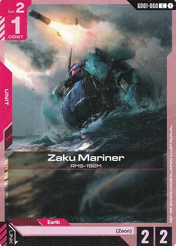 Zaku Mariner RMS-192M - GD01-060 - Common - Newtype Rising - Gundam TCG - Einzelkarte - Offiziell - Anime - mit LMS-Trading Karte Zaku Mariner RMS-192M - GD01-060 - Common - Newtype Rising - Gundam TCG - Einzelkarte - Offiziell - Anime - mit LMS-Trading Karte von LMS Trading