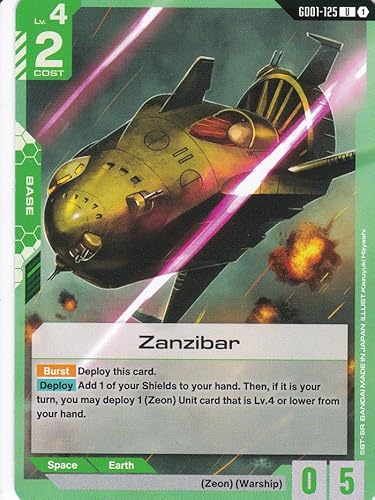 Zanzibar - GD01-125 - Uncommon - Newtype Rising - Gundam TCG - Einzelkarte - Offiziell - Anime - mit LMS-Trading Karte Zanzibar - GD01-125 - Uncommon - Newtype Rising - Gundam TCG - Einzelkarte - Offiziell - Anime - mit LMS-Trading Karte von LMS Trading