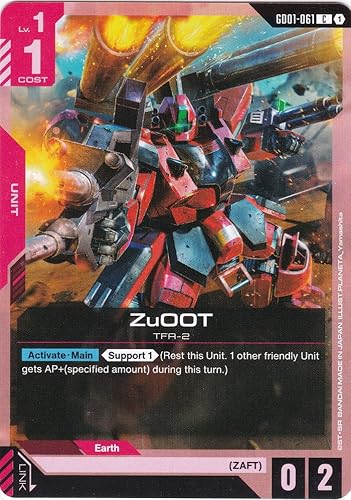 ZuOOT TFA-2 - GD01-061 - Common - Newtype Rising - Gundam TCG - Einzelkarte - Offiziell - Anime - mit LMS-Trading Karte ZuOOT TFA-2 - GD01-061 - Common - Newtype Rising - Gundam TCG - Einzelkarte - Offiziell - Anime - mit LMS-Trading Karte von LMS Trading