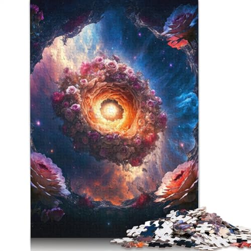 1000 Teile „Kosmische Blume“ für Erwachsene, schwierige Puzzles für Erwachsene, Spaß für die ganze Familie, Puzzles 1000 Teile (75 x 50 cm) von LMYmoney
