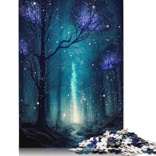 1000 Teile Fantasy-Nachtwald-Puzzle, Schwierigkeitsgrad für Erwachsene, Lernspielzeug, Spiele, (38 x 26 cm) von LMYmoney