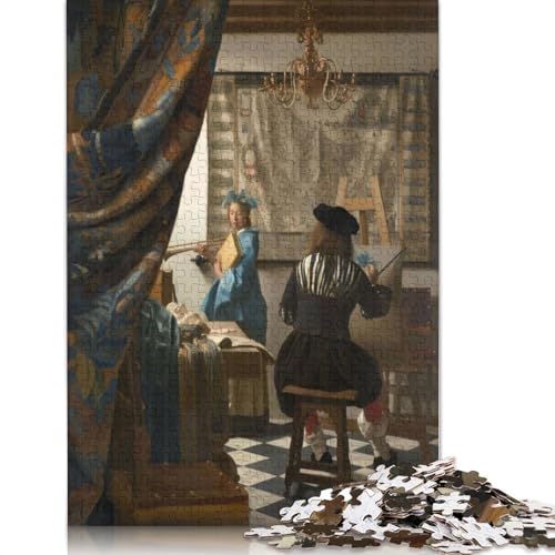 1000 Teile Puzzle „Burning The Brushwood“, Schwierigkeitsgrad, Lernspiele, Spielzeug, (75 x 50 cm) von LMYmoney