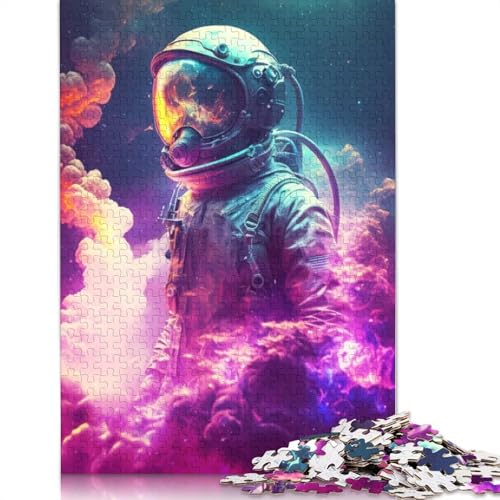 1000 Teile Puzzle „Lost Astronaut“, Schwierigkeitsgrad für Erwachsene, entspannendes Spiel, Spielzeug, (38 x 26 cm) von LMYmoney