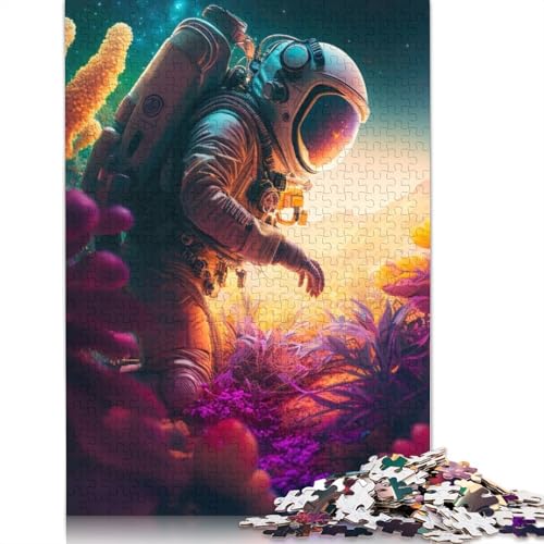 1000 Teile Puzzle „Mission im Weltraum“, Schwierigkeitsgrad Puzzle, Lernspiel, Spielzeug, (75 x 50 cm) von LMYmoney
