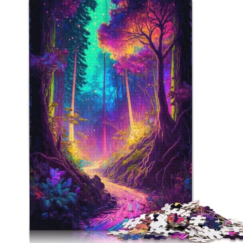 1000 Teile Zaubererland-Puzzle, Schwierigkeitsgrad: Puzzle, Lernspiele, Spielzeug, (75 x 50 cm) von LMYmoney