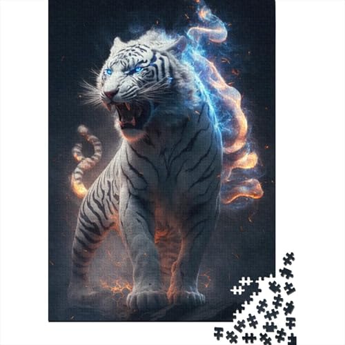 1000-teiliges Cosmos Tiger-Puzzle für Erwachsene, Puzzle für Erwachsene und Jugendliche ab 12 Jahren, 1000 Teile (38 x 26 cm) < von LMYmoney
