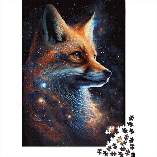 1000-teiliges Fuchs-Galaxie-Puzzle für Erwachsene, Puzzle für Erwachsene und Jugendliche ab 12 Jahren, 1000 Teile (38 x 26 cm) < von LMYmoney