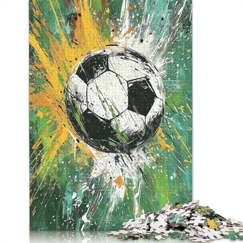 1000-teiliges Fußball-Sport-Puzzle für Erwachsene, Puzzle für Erwachsene und Jugendliche ab 12 Jahren, 1000 Teile (75 x 50 cm) < von LMYmoney