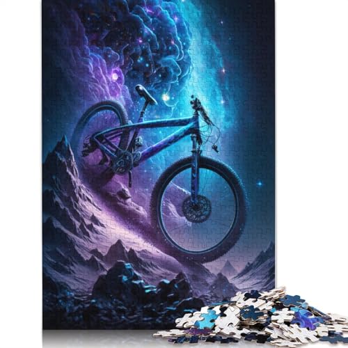 1000-teiliges Galaxy-Bike-Puzzle für Erwachsene und Teenager, 1000 Teile (75 x 50 cm) von LMYmoney
