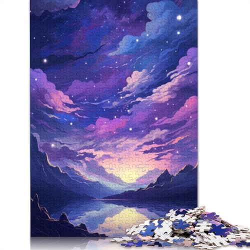 1000-teiliges Puzzle „Berg der Träume“ für Erwachsene und Teenager, Lernspielzeug aus Holz, 1000 Teile (75 x 50 cm) von LMYmoney