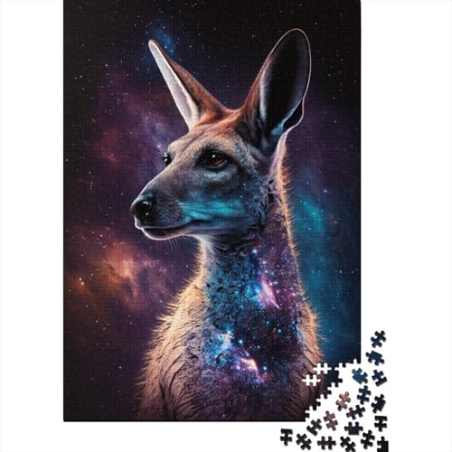 1000-teiliges Tier-Känguru-Puzzle für Erwachsene, Puzzle für Erwachsene und Jugendliche ab 12 Jahren, 1000 Teile (38 x 26 cm) < von LMYmoney
