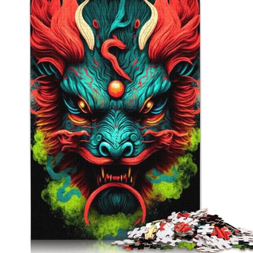 1000-teiliges farbenfrohes Löwen-Puzzle für Erwachsene und Teenager, 1000 Teile (75 x 50 cm) von LMYmoney