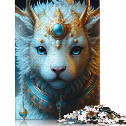 1000-teiliges süßes Drachenbaby-Puzzle für Erwachsene, Holzpuzzle, Lernspiel für Erwachsene Teenager, 1000 Teile (75 x 50 cm) von LMYmoney
