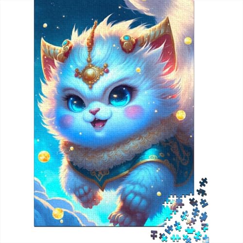 1000-teiliges süßes Drachenbaby-Puzzle für Erwachsene, Puzzle, Lernspiel, Herausforderungsspielzeug, 1000 Stück (38 x 26 cm) von LMYmoney