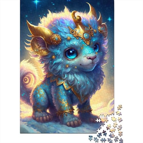 1000-teiliges süßes Drachenbaby-Puzzle für Erwachsene, Puzzles, Lernspielzeug, 1000 Stück (38 x 26 cm) von LMYmoney