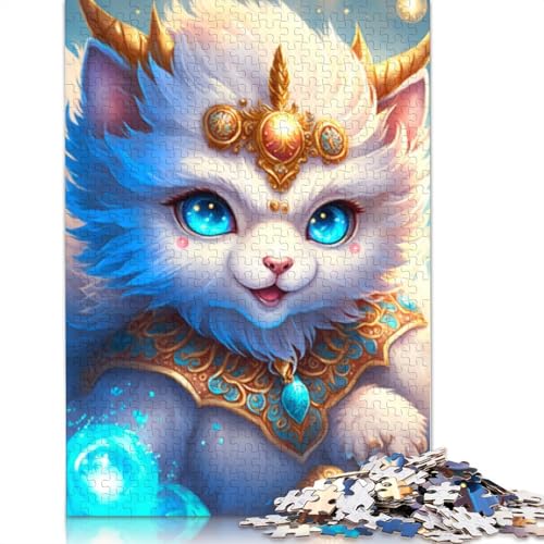 1000-teiliges süßes Drachenbaby-Puzzle für Erwachsene und Teenager, Holzpuzzle, 1000 Teile (75 x 50 cm) von LMYmoney