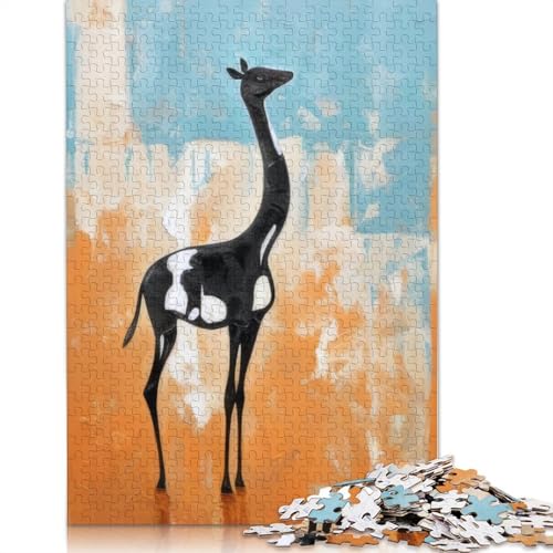 Abstract Camel in Black Puzzle 1000-teilige Schwer Puzzle Spielzeug Lernspiel Impossible Herausforderung Spielzeug Für Erwachsene Und Kinder in Bewährter 1000pcs (38x26cm) von LMYmoney