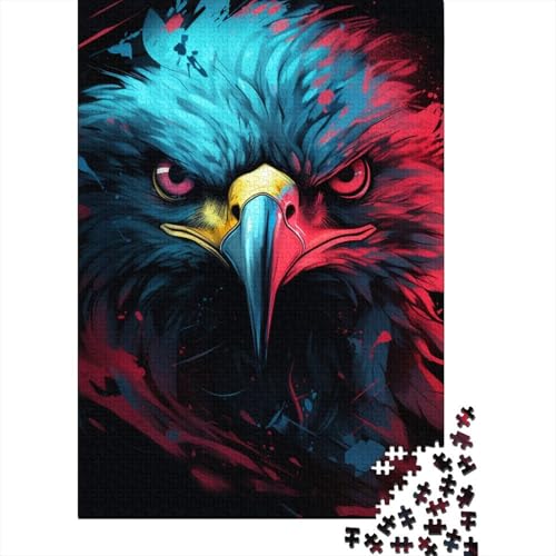 Adler-Kunst-Puzzle für Teenager, 1000 Teile, Puzzle, Denksportaufgaben für Erwachsene, 1000 Teile (38 x 26 cm) von LMYmoney