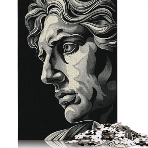 „Alexander der Große“, Puzzle für Erwachsene, 100% recycelte Holzplatte, Denksportaufgaben für Frauen und Männer, 1000 Teile (75 x 50 cm) von LMYmoney