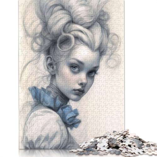 Alice in Wonderland Puzzles 1000 Teile Schwer Puzzle Spielzeug Lernspiel Impossible Herausforderungsspielzeug Für Erwachsene Kinder 1000pcs (75x50cm) von LMYmoney