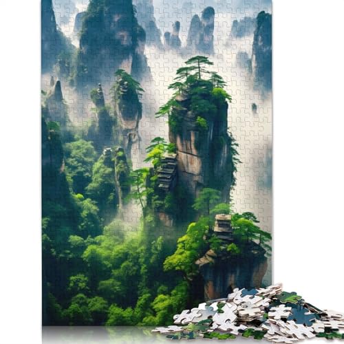 Amazing Temple The Rock Puzzle für Erwachsene, 520 Teile, lustiges Denksport-Puzzle für Kinder ab 12 Jahren, 520 Teile (52 x 38 cm) von LMYmoney