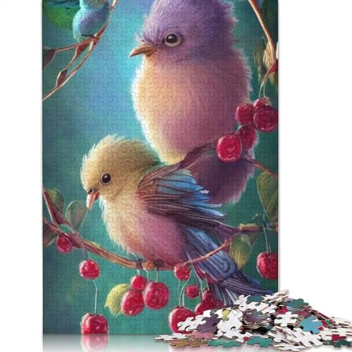 Animal Art Bird Puzzle 1000 Teile Schwer Puzzle Spielzeug Lernspiel Impossible Herausforderung Spielzeug Für Erwachsene Kinder 1000pcs (75x50cm) von LMYmoney