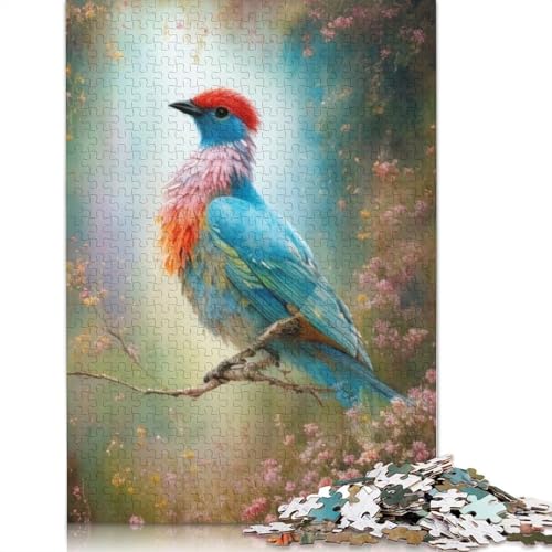 Animal Art Bird Puzzle 1000 Teile Schwer Puzzle Spielzeug Lernspiel Impossible Herausforderung Spielzeug Für Erwachsene Und Kinder in Bewährter 1000pcs (75x50cm) von LMYmoney