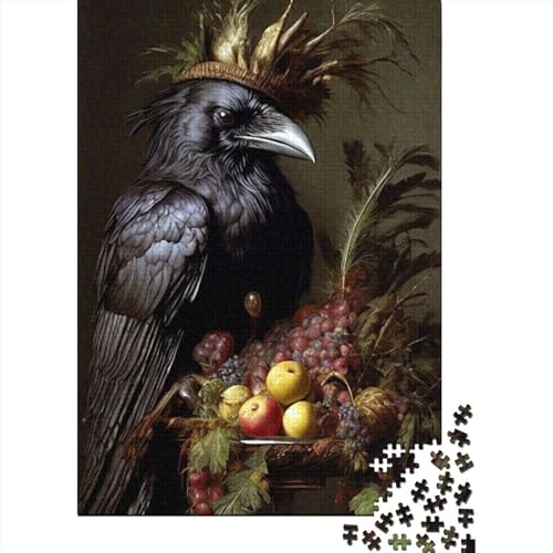 Animal Art Bird Puzzle 1000 Teile Schwer Puzzle Spielzeug Lernspiel Impossible Herausforderungsspielzeug Für Erwachsene Kinder 1000pcs (38x26cm) von LMYmoney