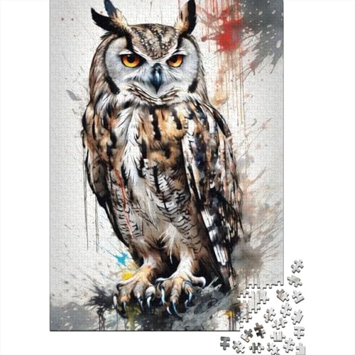 Animal Art Bird Puzzle 1000 Teile Schwer Puzzle Spielzeug Lernspiel Impossible Herausforderungsspielzeug Für Erwachsene Und Kinder Ab 14 Jahren 1000pcs (38x26cm) von LMYmoney