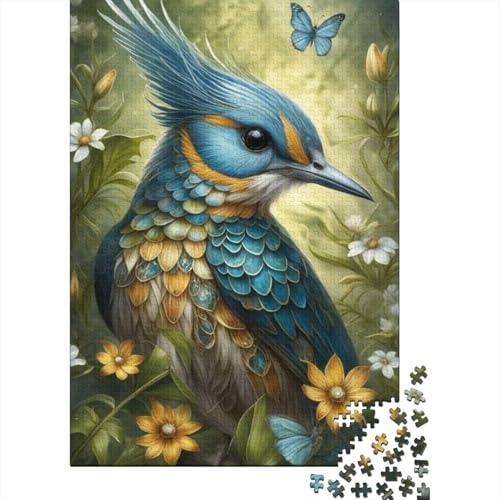 Animal Art Bird Puzzle 1000 Teile Schwer Puzzle Spielzeug Lernspiel Impossible Herausforderungsspielzeug Für Erwachsene Und Kinder Ab 14 Jahren 1000pcs (38x26cm) von LMYmoney