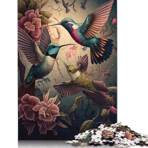 Animal Art Bird Puzzle 1000 Teile Schwer Puzzle Spielzeug Lernspiel Impossible Herausforderungsspielzeug Für Erwachsene Und Kinder Ab 14 Jahren 1000pcs (75x50cm) von LMYmoney