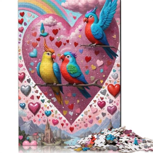 Animal Art Bird Puzzle 1000 Teile Schwer Puzzle Spielzeug Lernspiel Impossible Herausforderungsspielzeug Für Erwachsene Und Kinder Ab 14 Jahren 1000pcs (75x50cm) von LMYmoney