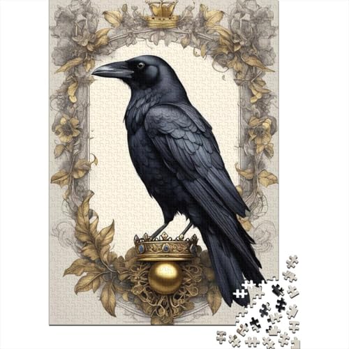 Animal Art Bird Puzzle 1000 Teile Schwer Puzzle Spielzeug Lernspiel Impossible Herausforderungsspielzeug Für Erwachsene Und Kinder in Bewährter 1000pcs (38x26cm) von LMYmoney