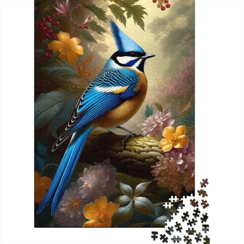 Animal Art Bird Puzzle 1000 Teile Schwer Puzzle Spielzeug Pädagogisches Spiel Impossible Herausforderung Spielzeug Für Erwachsene Kinder 1000pcs (38x26cm) von LMYmoney
