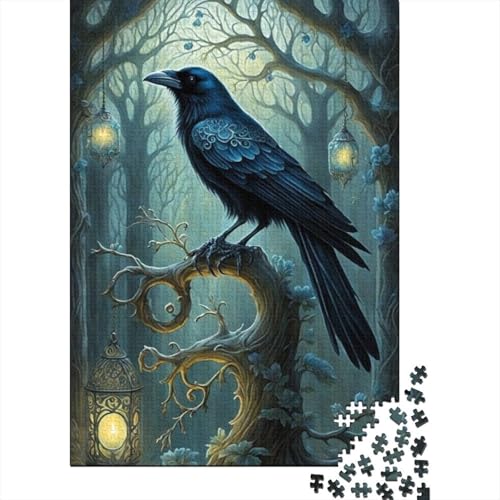 Animal Art Bird Puzzle 1000 Teile Schwer Puzzle Spielzeug Pädagogisches Spiel Impossible Herausforderungsspielzeug Für Erwachsene Kinder 1000pcs (38x26cm) von LMYmoney