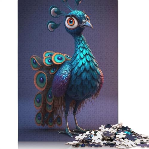 Animal Art Bird Puzzle 1000 Teile Schwer Puzzle Spielzeug Pädagogisches Spiel Impossible Herausforderungsspielzeug Für Erwachsene Kinder 1000pcs (75x50cm) von LMYmoney