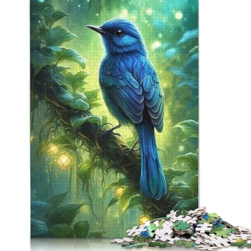 Animal Art Bird Puzzle 1000-teilige Schwer Puzzle Spielzeug Lernspiel Impossible Herausforderung Spielzeug Für Erwachsene Kinder 1000pcs (75x50cm) von LMYmoney