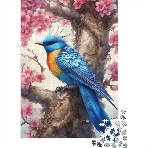 Animal Art Bird Puzzle 1000-teilige Schwer Puzzle Spielzeug Lernspiel Impossible Herausforderung Spielzeug Für Erwachsene Und Kinder in Bewährter 1000pcs (38x26cm) von LMYmoney