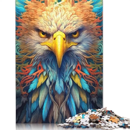 Animal Art Bird Puzzle 1000-teilige Schwer Puzzle Spielzeug Lernspiel Impossible Herausforderung Spielzeug Für Erwachsene Und Kinder in Bewährter 1000pcs (75x50cm) von LMYmoney