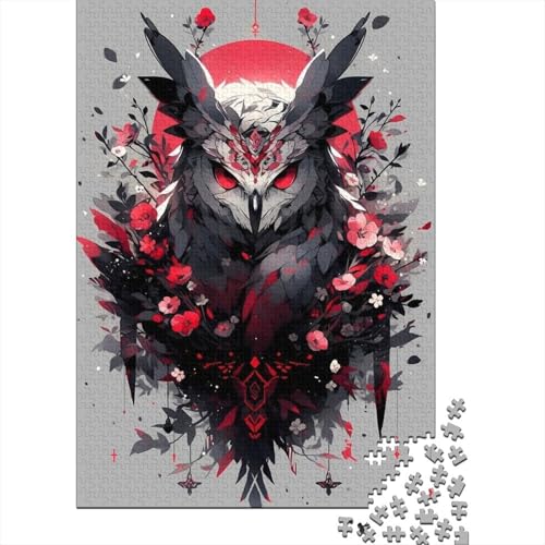 Animal Art Bird Puzzle 1000-teilige Schwer Puzzle Spielzeug Lernspiel Impossible Herausforderungsspielzeug Für Erwachsene Und Kinder Ab 14 Jahren 1000pcs (38x26cm) von LMYmoney