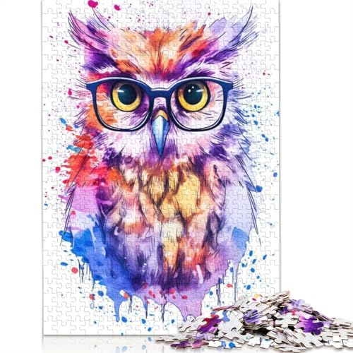 Animal Art Bird Puzzle 1000-teilige Schwer Puzzle Spielzeug Lernspiel Impossible Herausforderungsspielzeug Für Erwachsene Und Kinder Ab 14 Jahren 1000pcs (75x50cm) von LMYmoney