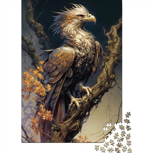 Animal Art Bird Puzzles 1000 Teile Schwer Puzzle Spielzeug Lernspiel Impossible Herausforderung Spielzeug Für Erwachsene Kinder 1000pcs (38x26cm) von LMYmoney