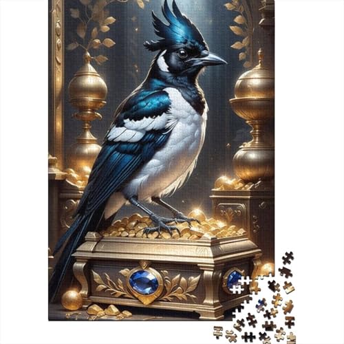 Animal Art Bird Puzzles 1000 Teile Schwer Puzzle Spielzeug Lernspiel Impossible Herausforderung Spielzeug Für Erwachsene Kinder 1000pcs (38x26cm) von LMYmoney
