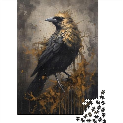 Animal Art Bird Puzzles 1000 Teile Schwer Puzzle Spielzeug Lernspiel Impossible Herausforderung Spielzeug Für Erwachsene Kinder 1000pcs (38x26cm) von LMYmoney